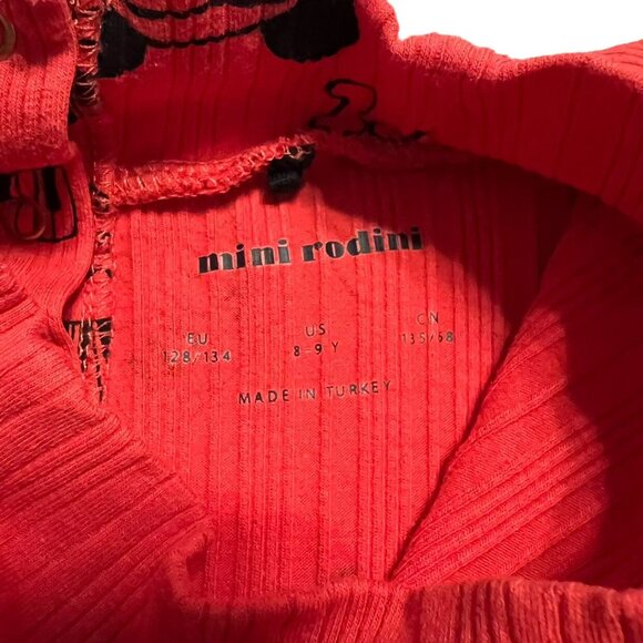 Mini Rodini 8-9Y Red Mozart Panda Dress - Picture 6 of 6